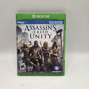 Ubisoft Assassins Creed Unity Xbox One Walmart Edition Bonus Mission Weapon Game